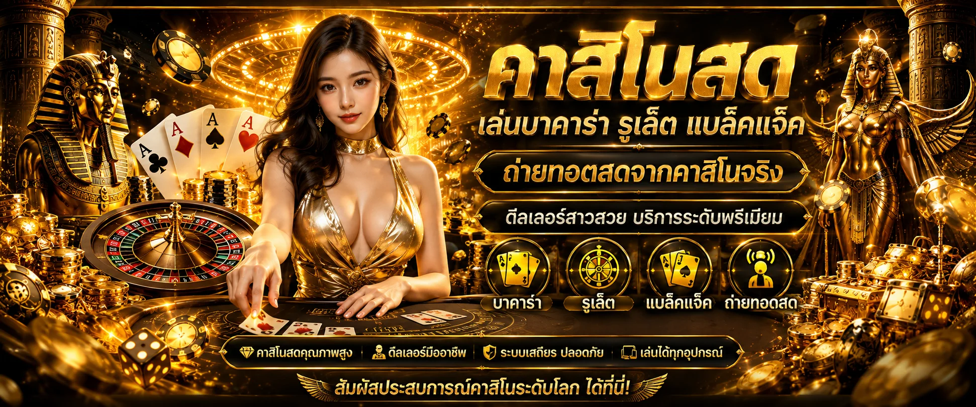 คาสิโนออนไลน์เว็บตรง THEFLASH99 บาคาร่าสด รูเล็ต ดีลเลอร์จริงตลอด 24 ชั่วโมง